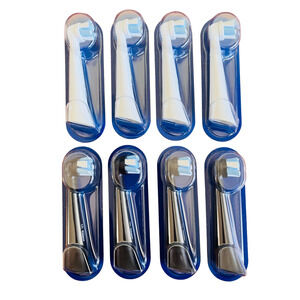 Oral-B iO Deep Clean Replacement Brush Heads 8ct White & Black Sealed iO Series